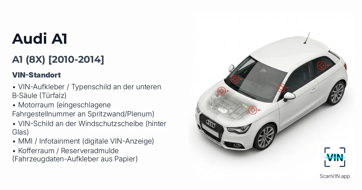 Audi A1 8x 2010 2014