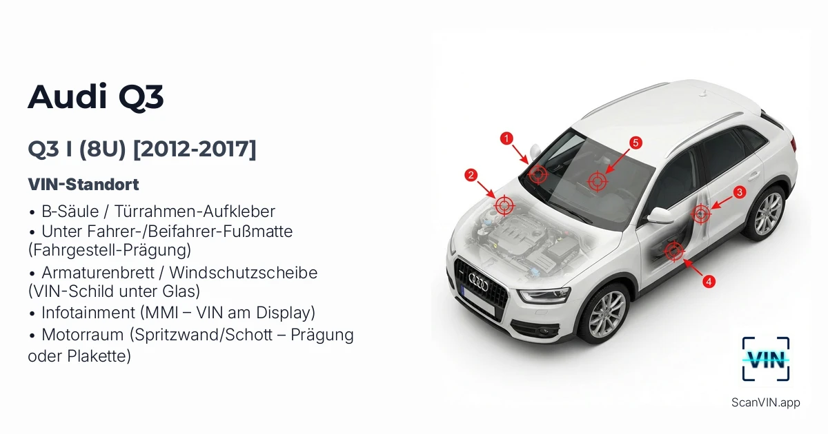 Audi Q3 I 8u 2012 2017