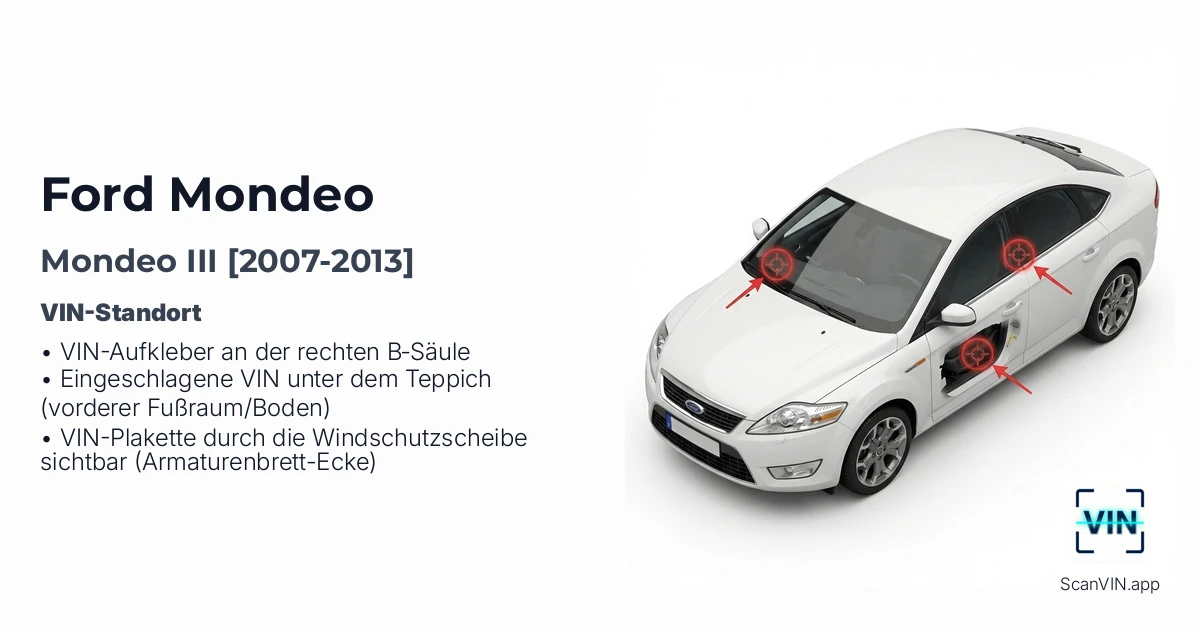 Ford Mondeo III 2007 2013