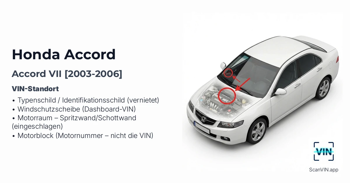 Honda Accord VII 2003 2006