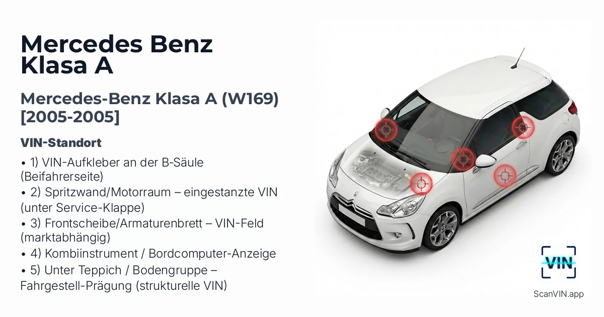 Mercedes-benz Klasa A W169 2005 2005