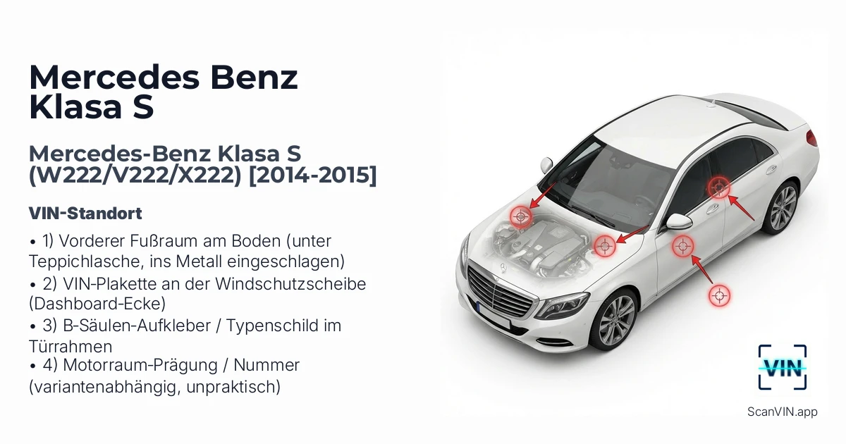Mercedes-benz Klasa S W222v222x222 2014 2015