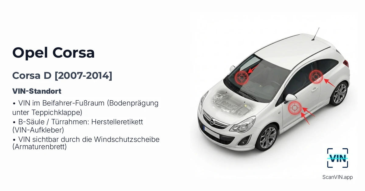 Opel Corsa D 2007 2014