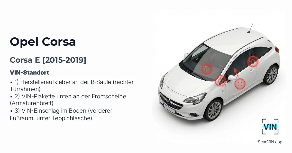 Opel Corsa E 2015 2019