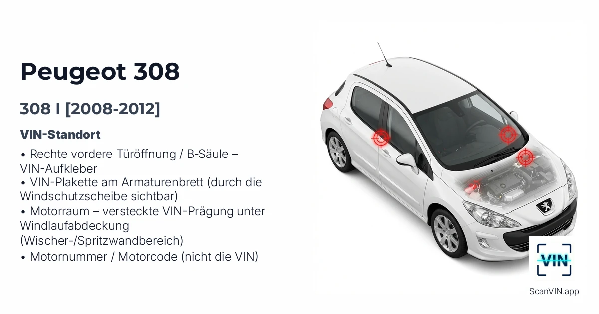 Peugeot 308 I 2008 2012