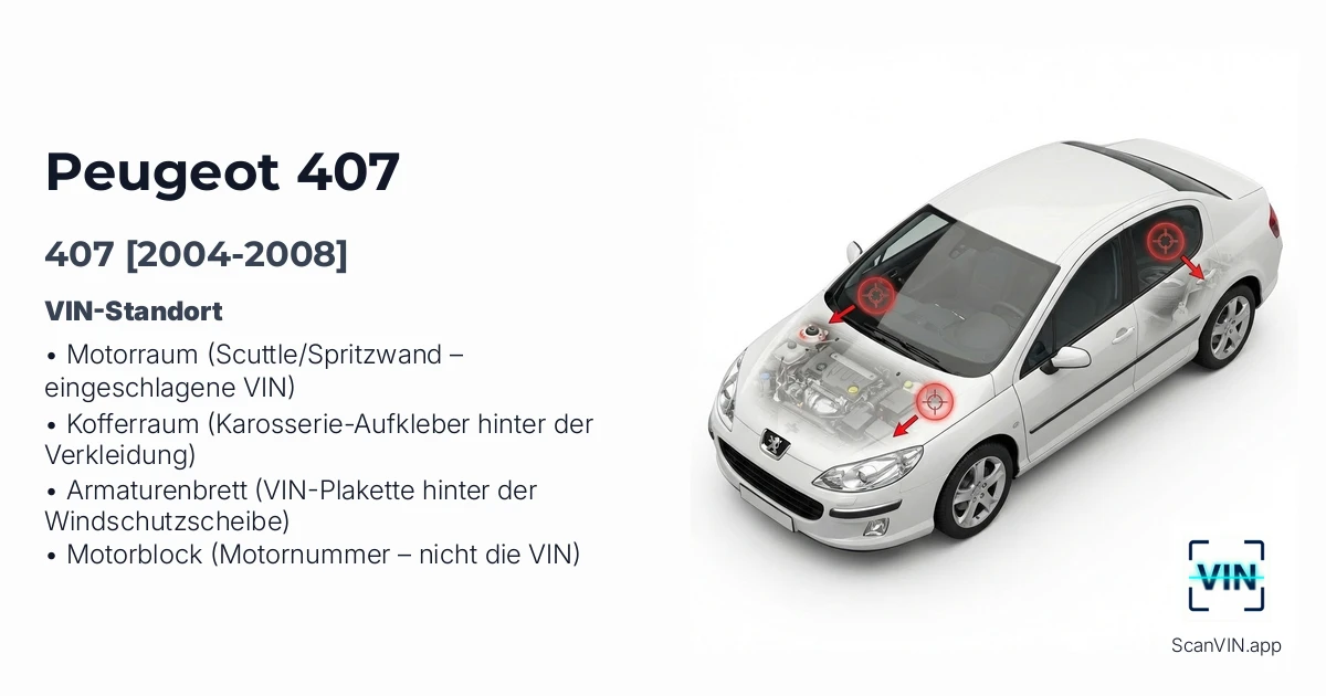 Peugeot 407 2004 2008
