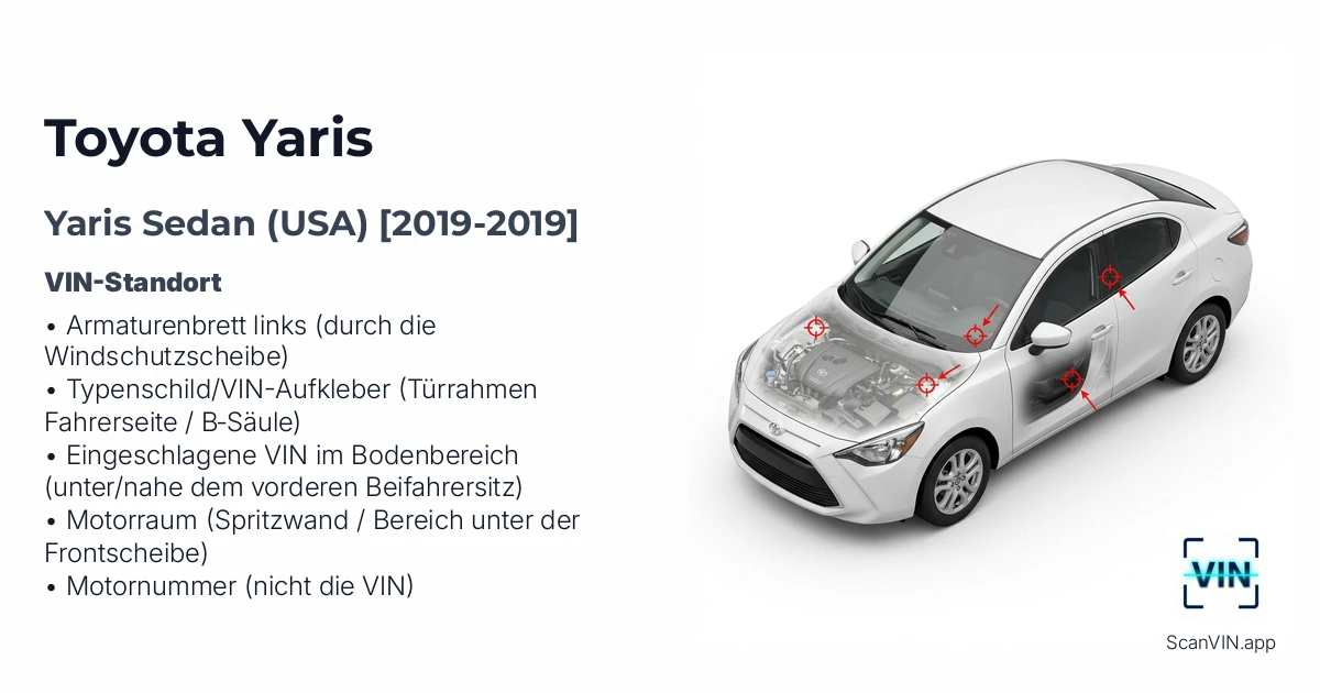 Toyota Yaris Sedan Usa 2019 2019