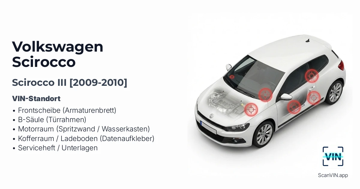 Volkswagen Scirocco III 2009 2010