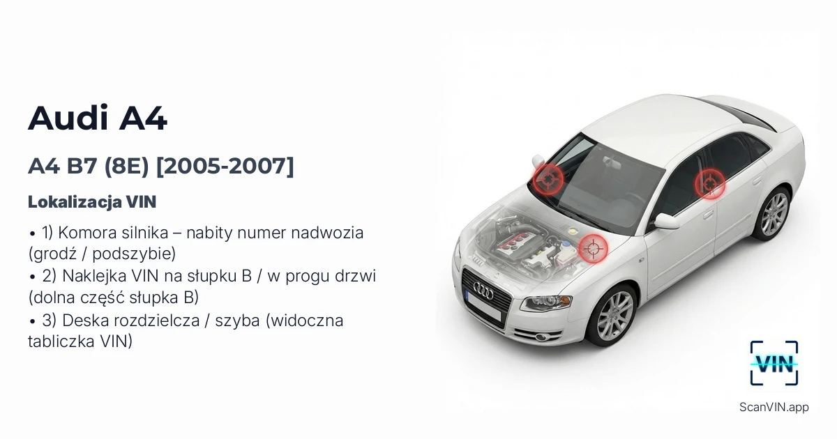 Audi A4 B7 8e 2005 2007