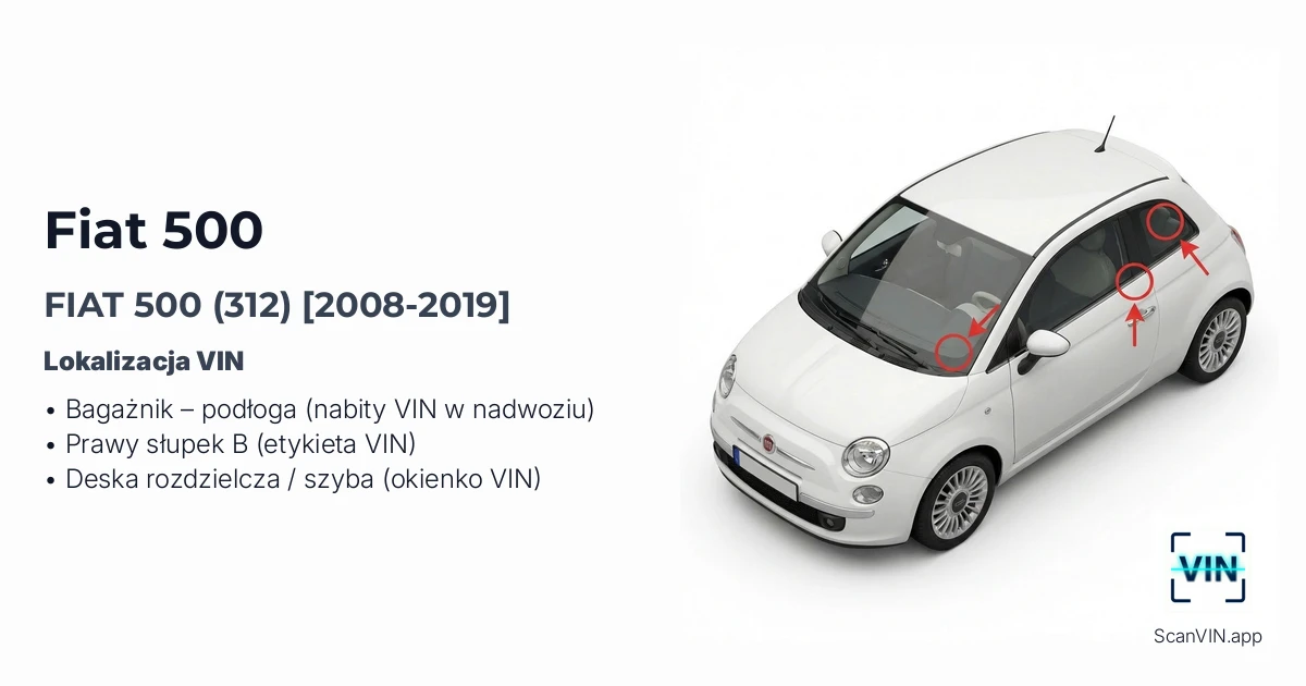 Fiat 500 312 2008 2019