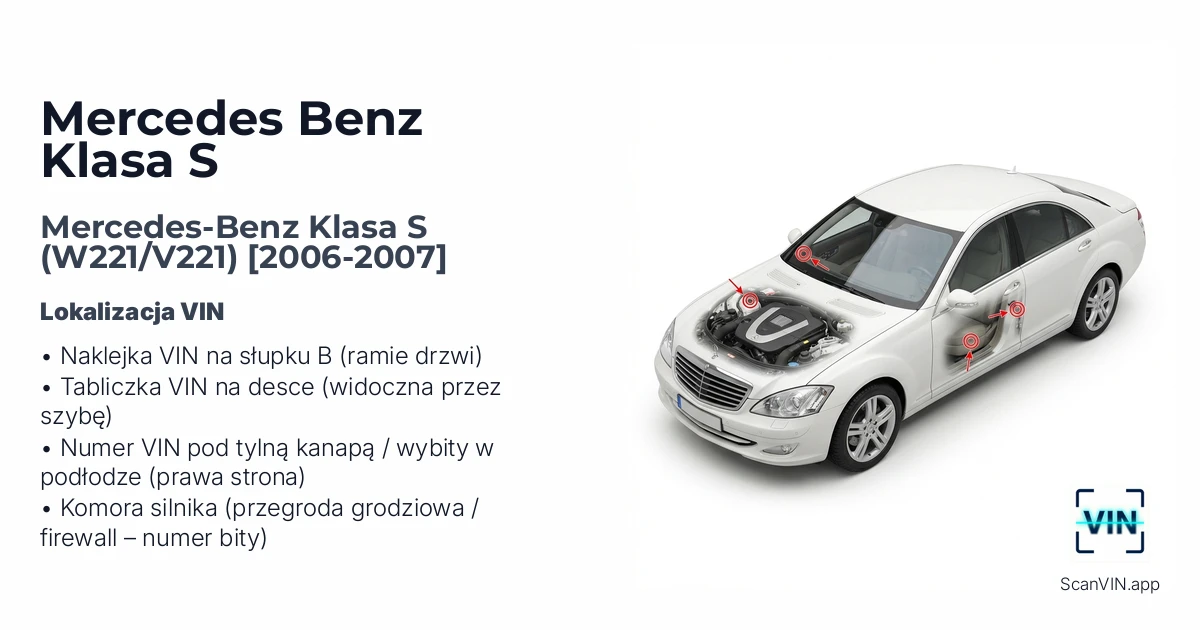 Mercedes-benz Klasa S W221v221 2006 2007