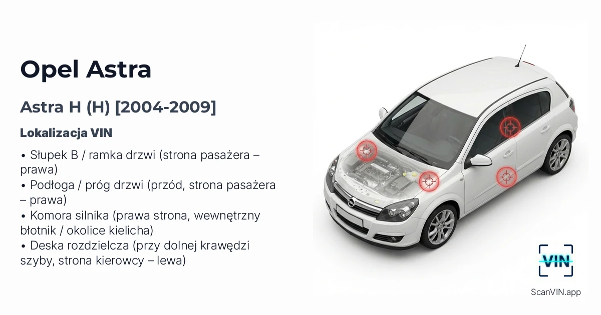 Opel Astra H H 2004 2009