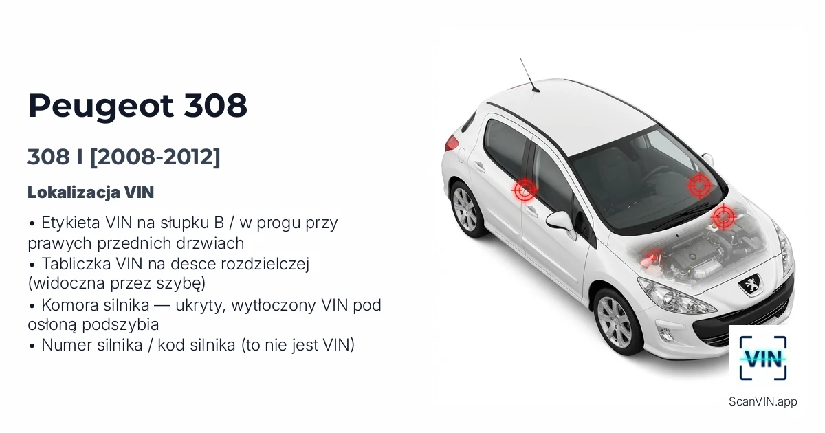 Peugeot 308 I 2008 2012