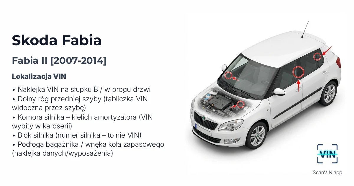 Skoda Fabia II 2007 2014