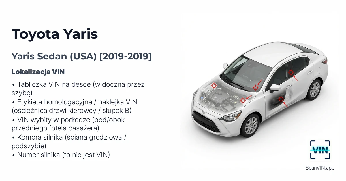 Toyota Yaris Sedan Usa 2019 2019
