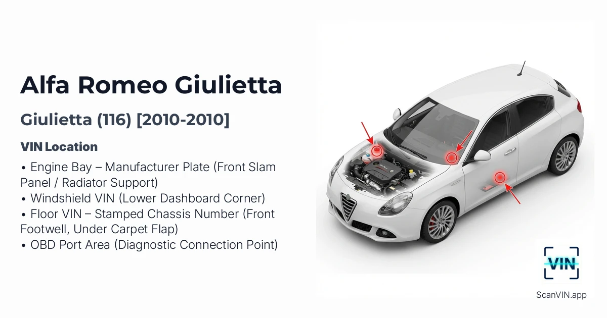 Alfa-romeo Giulietta 116 2010 2010