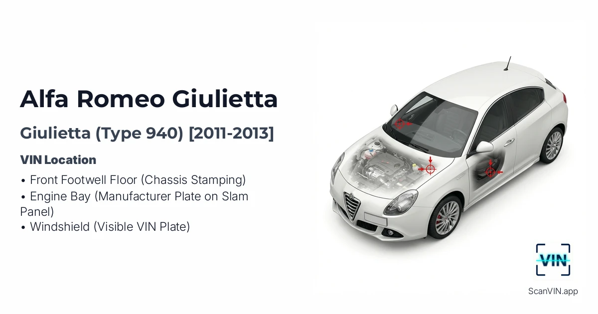 Alfa-romeo Giulietta Type 940 2011 2013