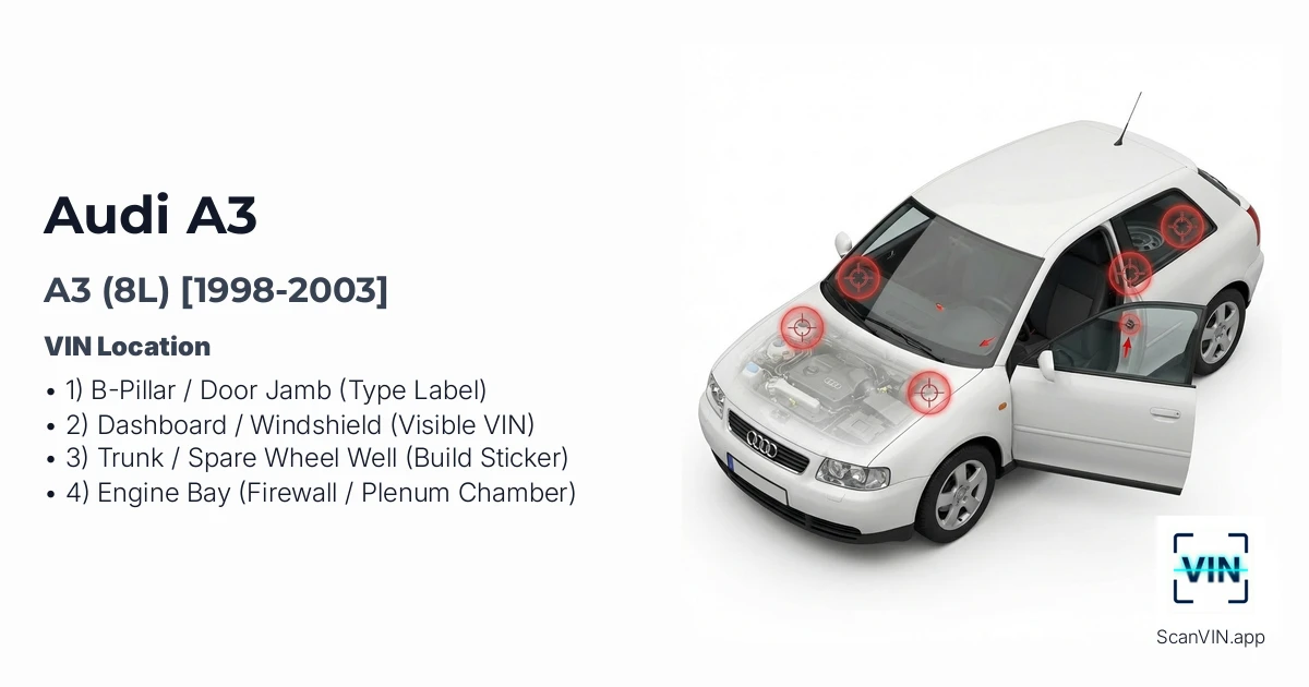 Audi A3 8l 1998 2003