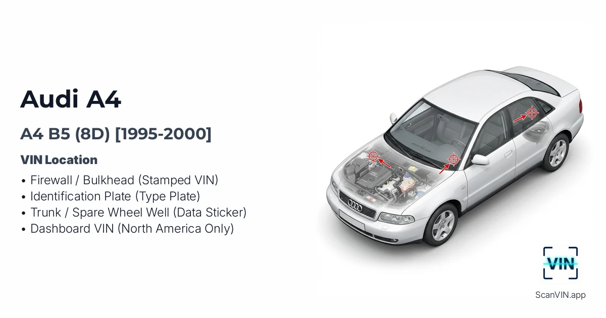 Audi A4 B5 8d 1995 2000