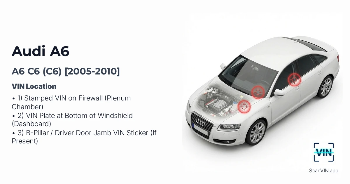 Audi A6 C6 C6 2005 2010