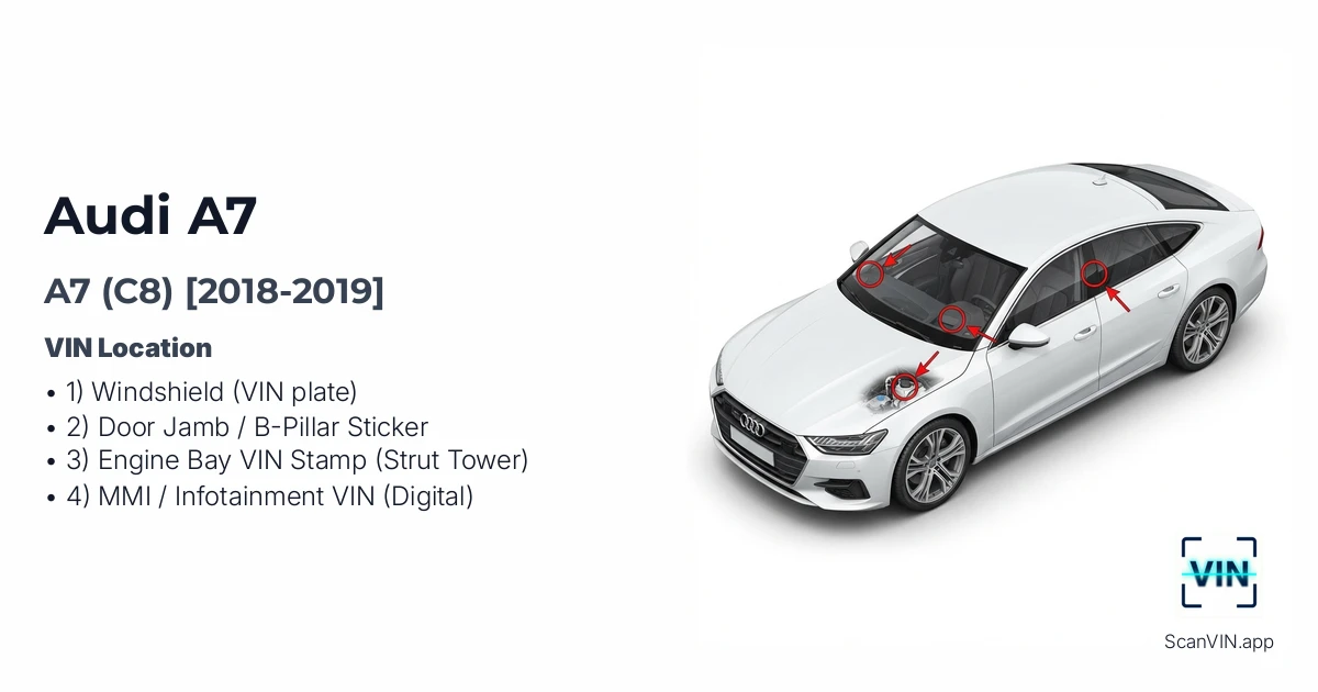 Audi A7 C8 2018 2019