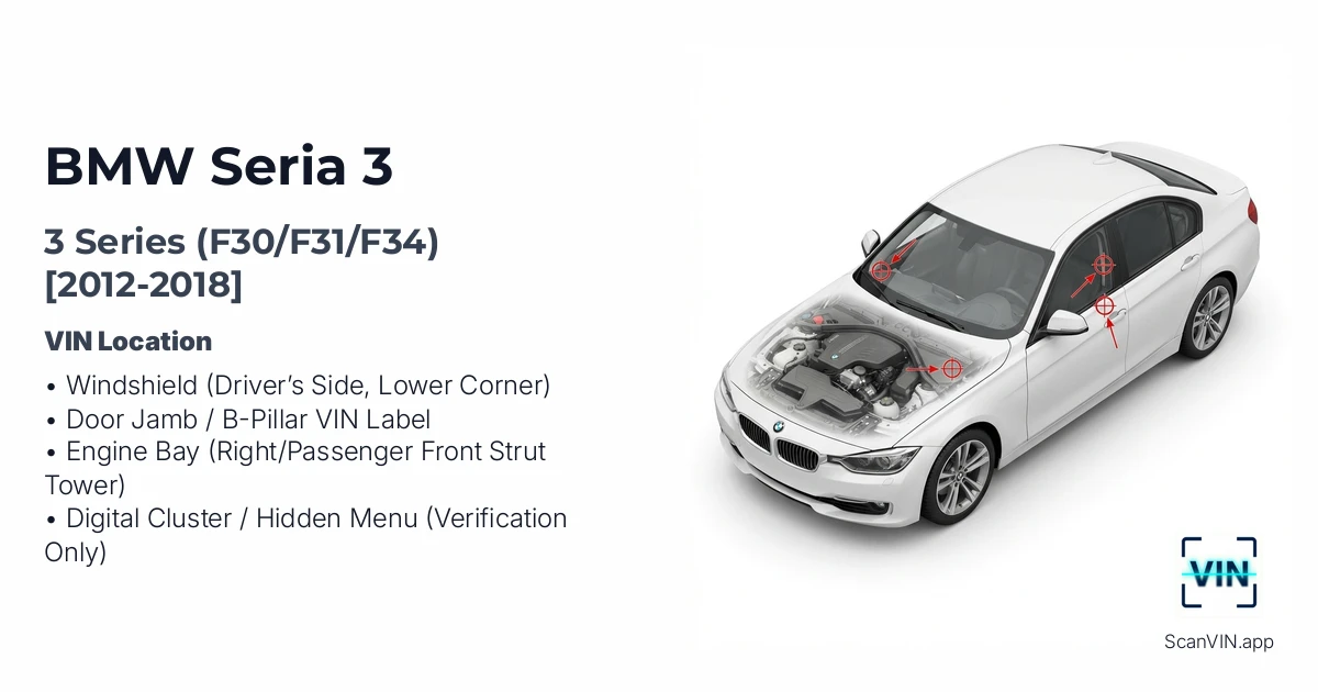Bmw Seria 3 Bmw 3 Series F30f31f34 2012 2018