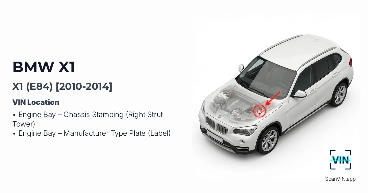 Bmw X1 E84 2010 2014