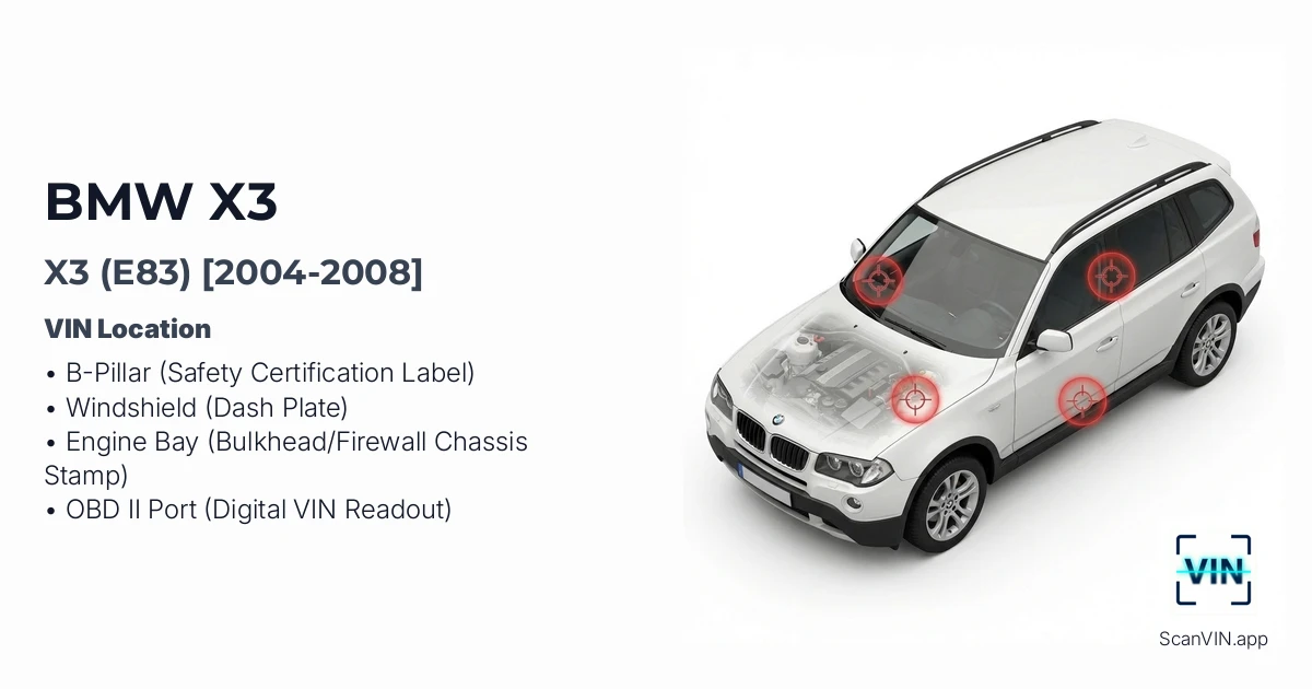 Bmw X3 E83 2004 2008