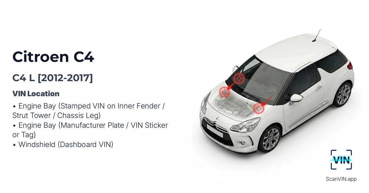 Citroen C4 L 2012 2017