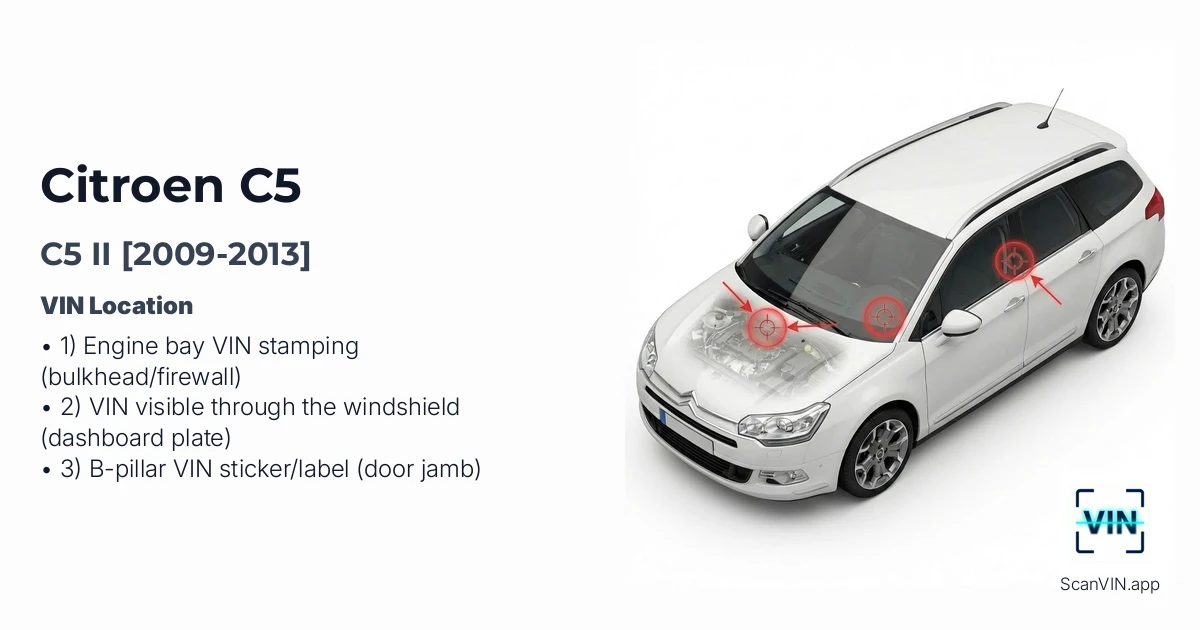 Citroen C5 II 2009 2013