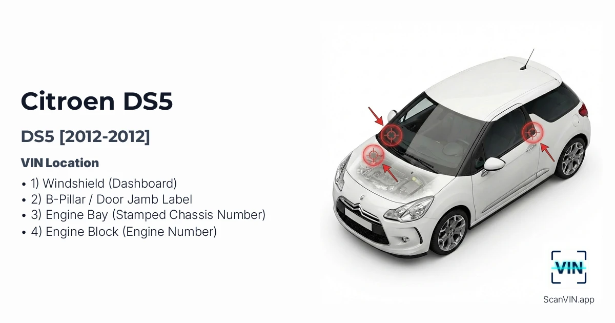 Citroen Ds5 2012 2012