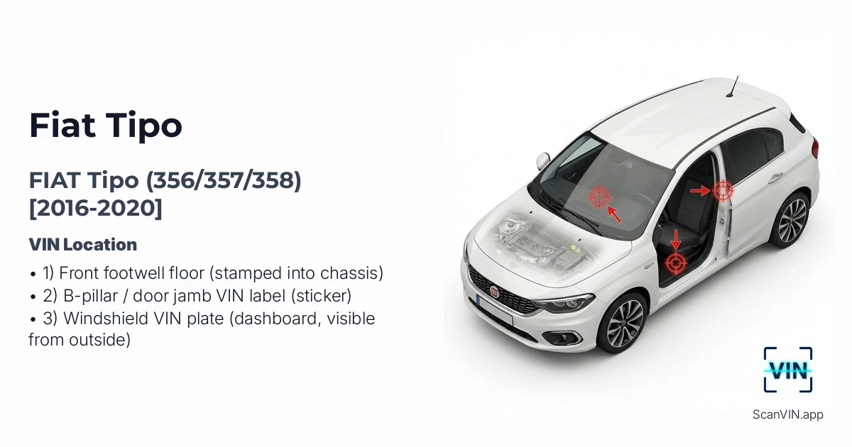 Fiat Tipo 356357358 2016 2020