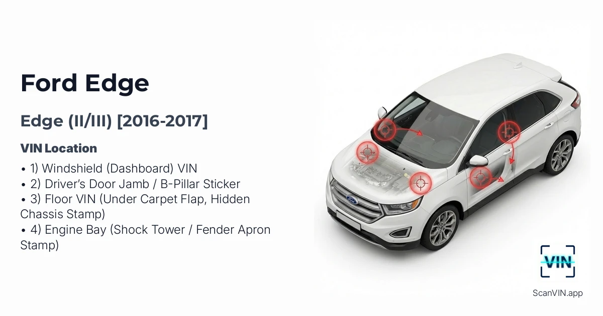 Ford Edge IIIII 2016 2017