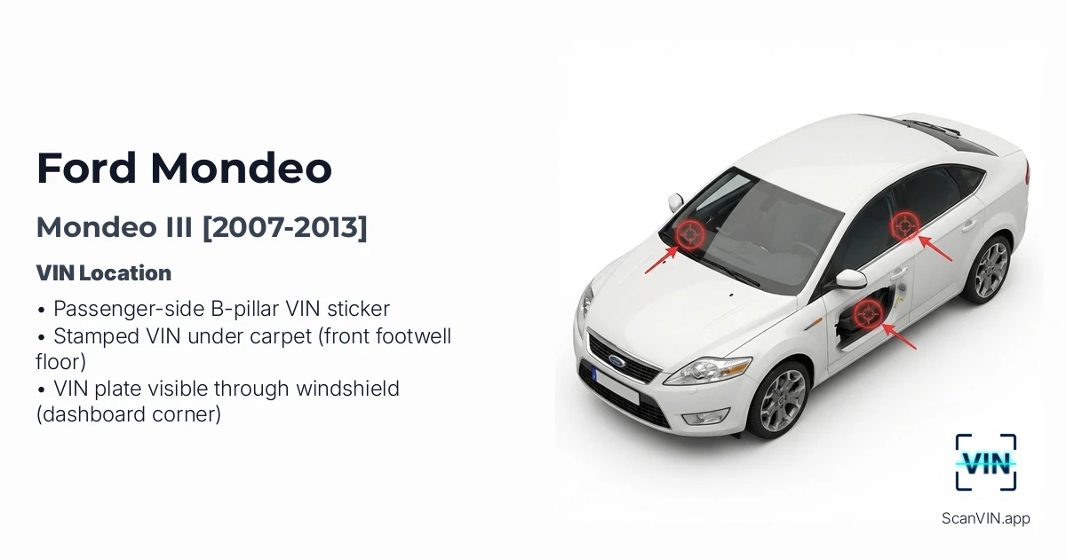 Ford Mondeo III 2007 2013