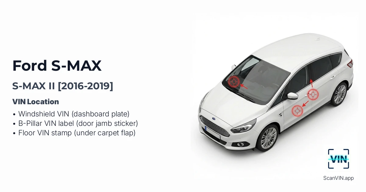 Ford S Max II 2016 2019