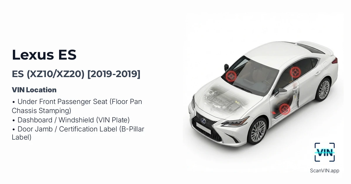 Lexus Es Xz10xz20 2019 2019