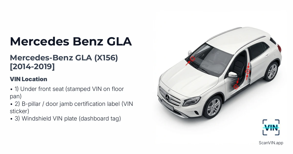 Mercedes-benz Gla X156 2014 2019