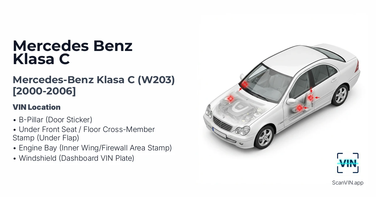 Mercedes-benz Klasa C W203 2000 2006