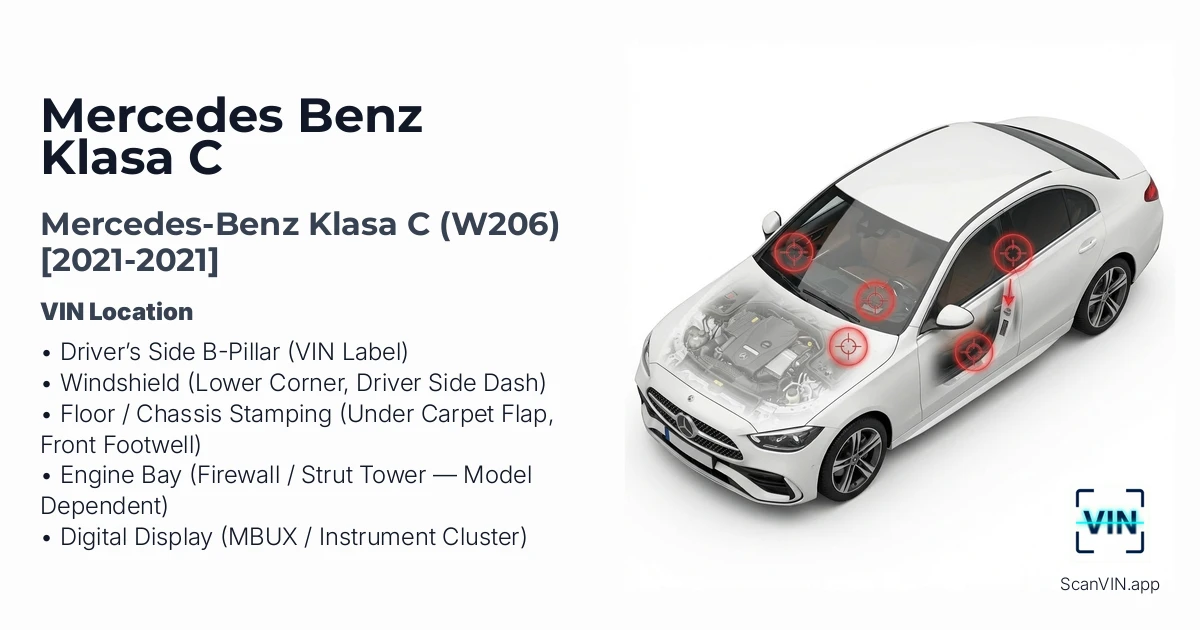 Mercedes-benz Klasa C W206 2021 2021