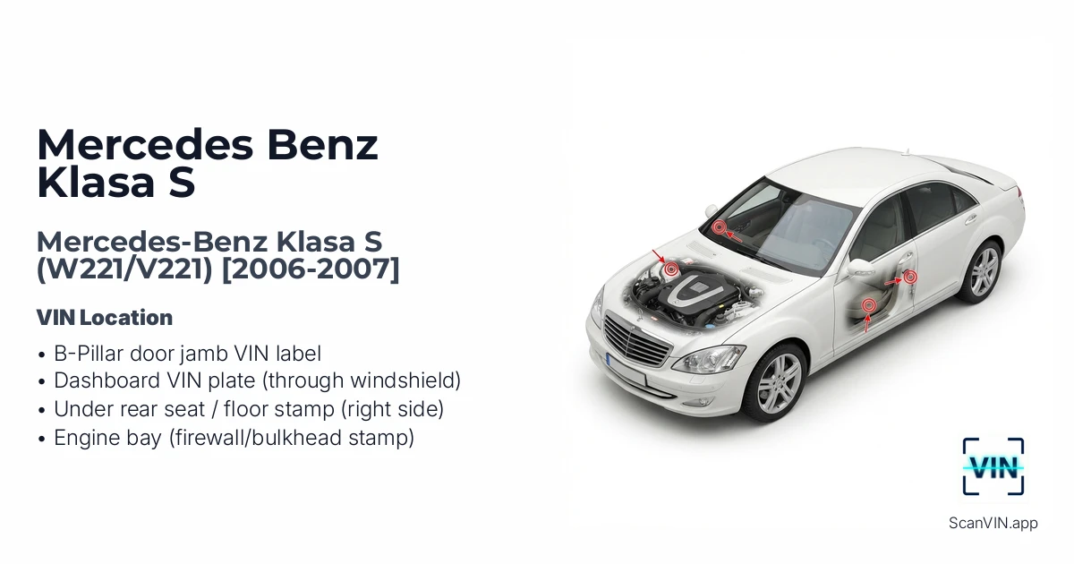 Mercedes-benz Klasa S W221v221 2006 2007