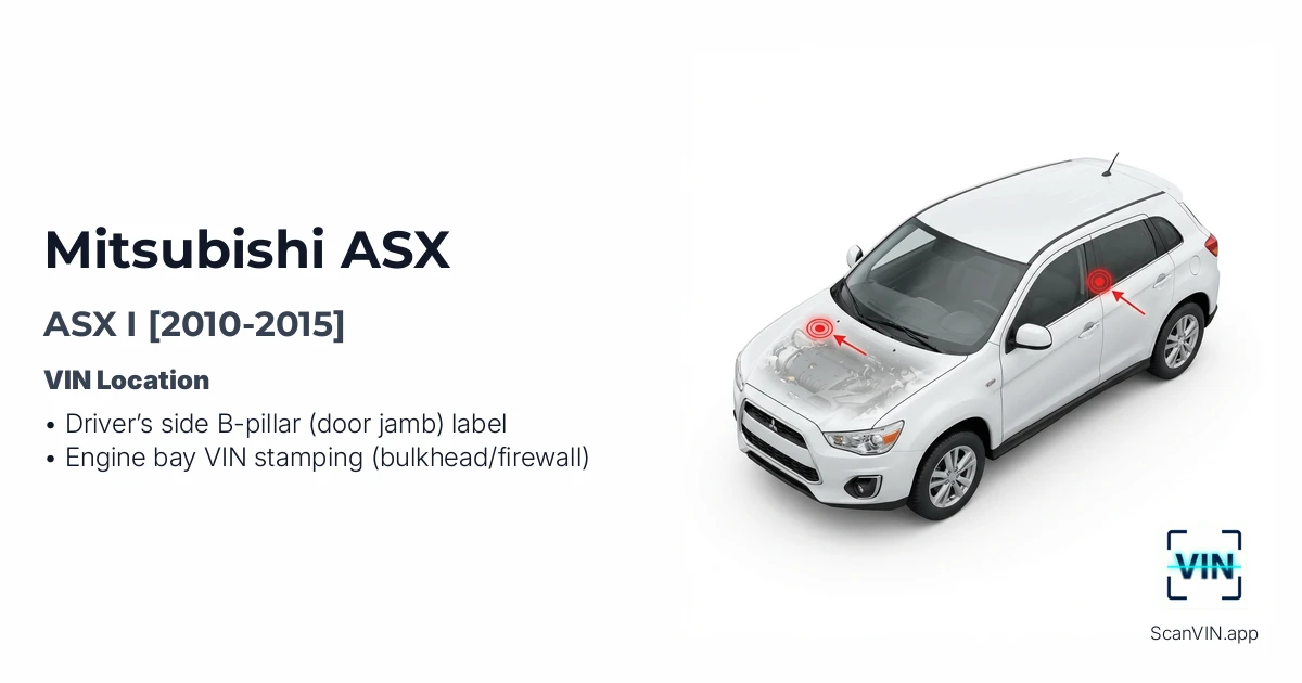 Mitsubishi Asx I 2010 2015