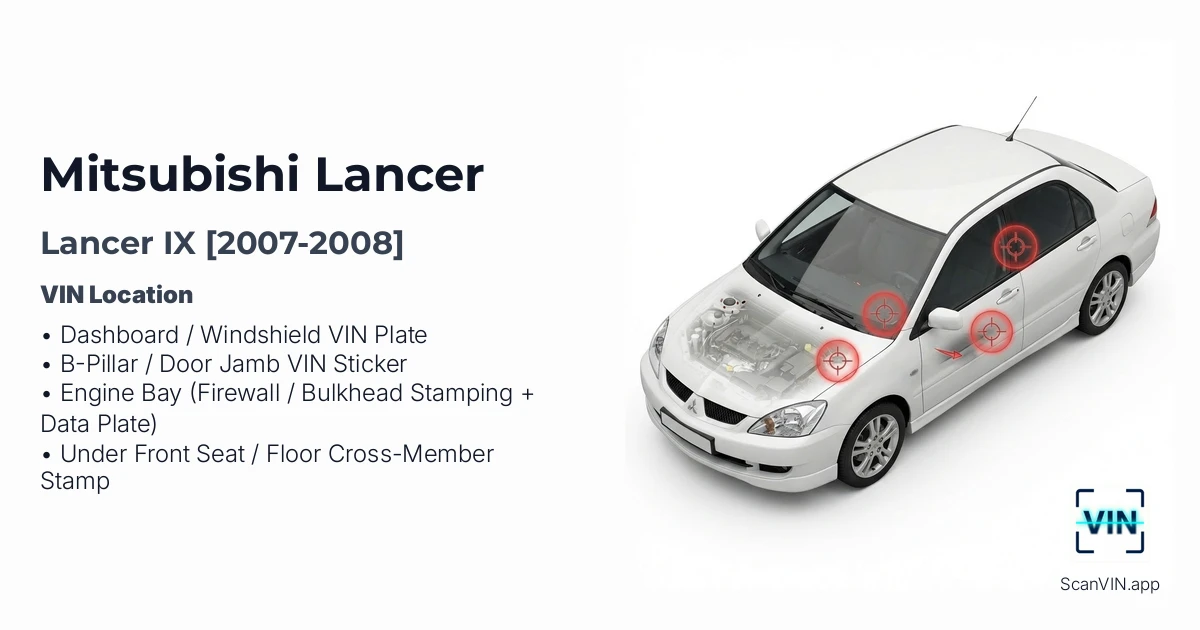 Mitsubishi Lancer IX 2007 2008