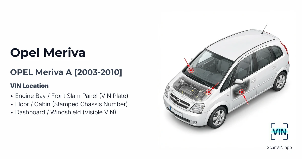 Opel Meriva A 2003 2010