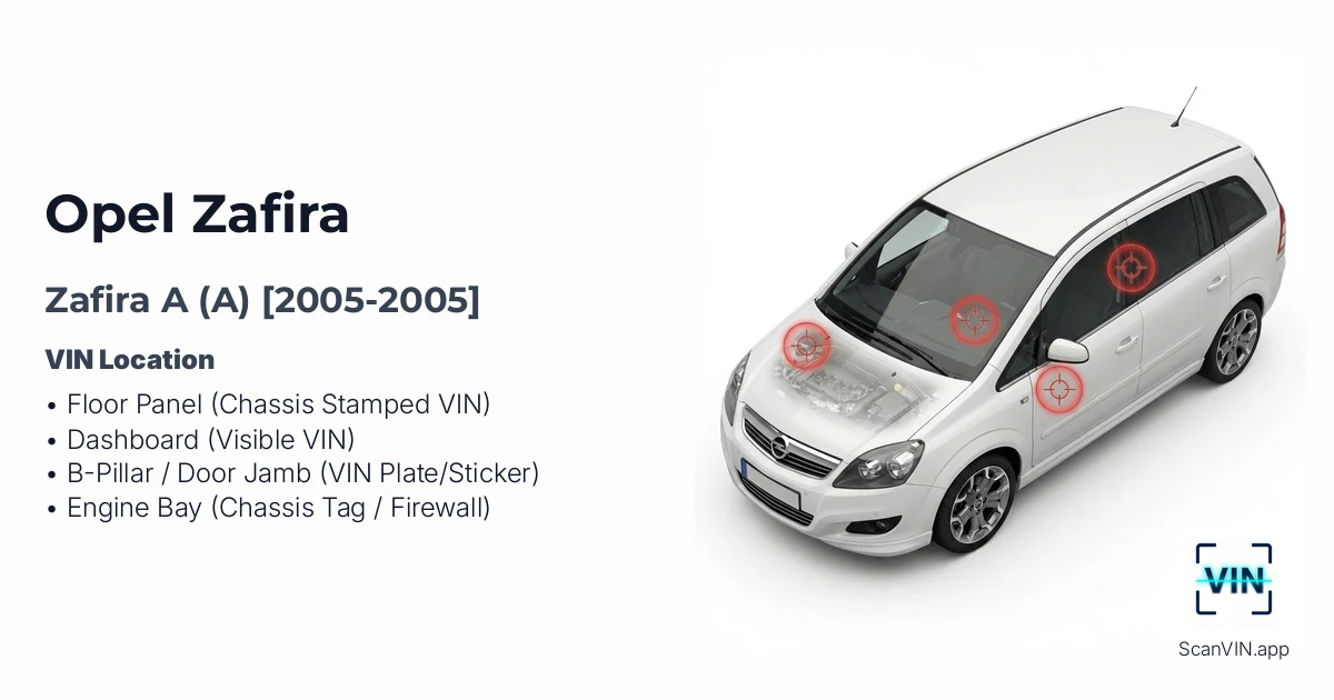 Opel Zafira A A 2005 2005
