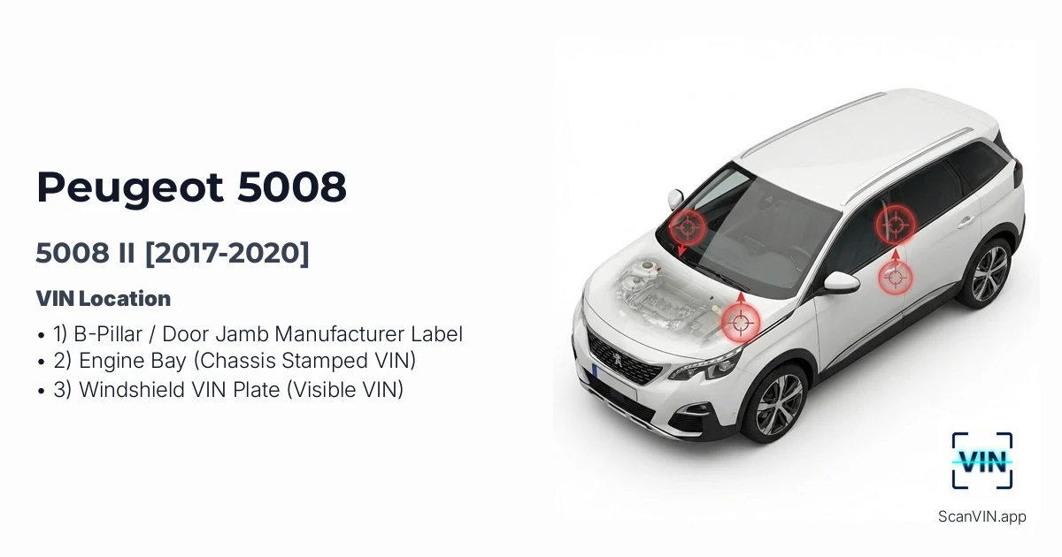 Peugeot 5008 II 2017 2020