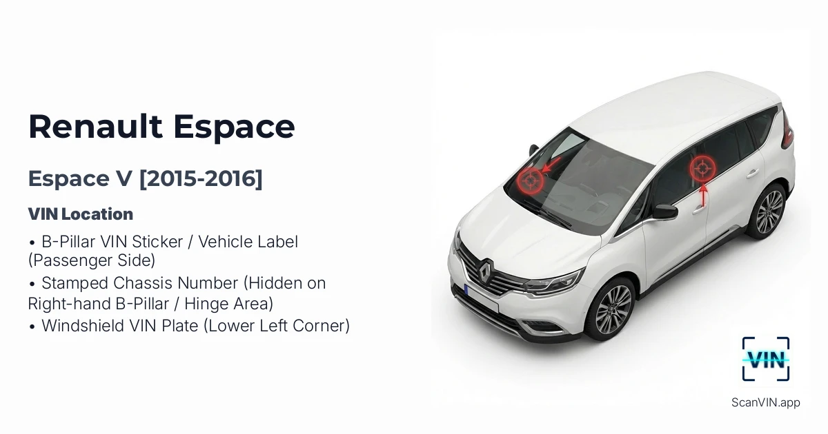 Renault Espace V 2015 2016