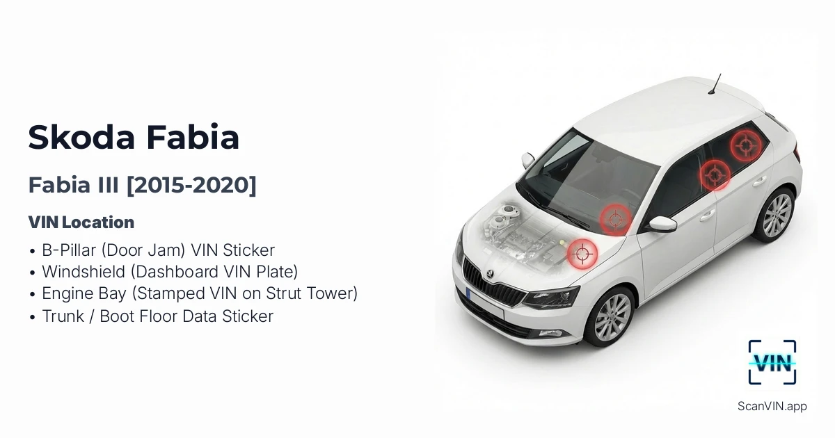 Skoda Fabia III 2015 2020