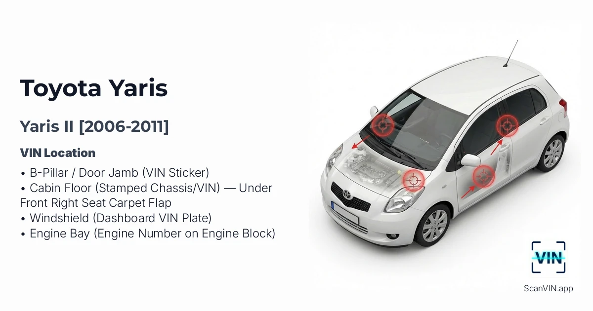 Toyota Yaris II 2006 2011