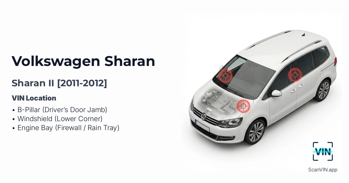 Volkswagen Sharan II 2011 2012