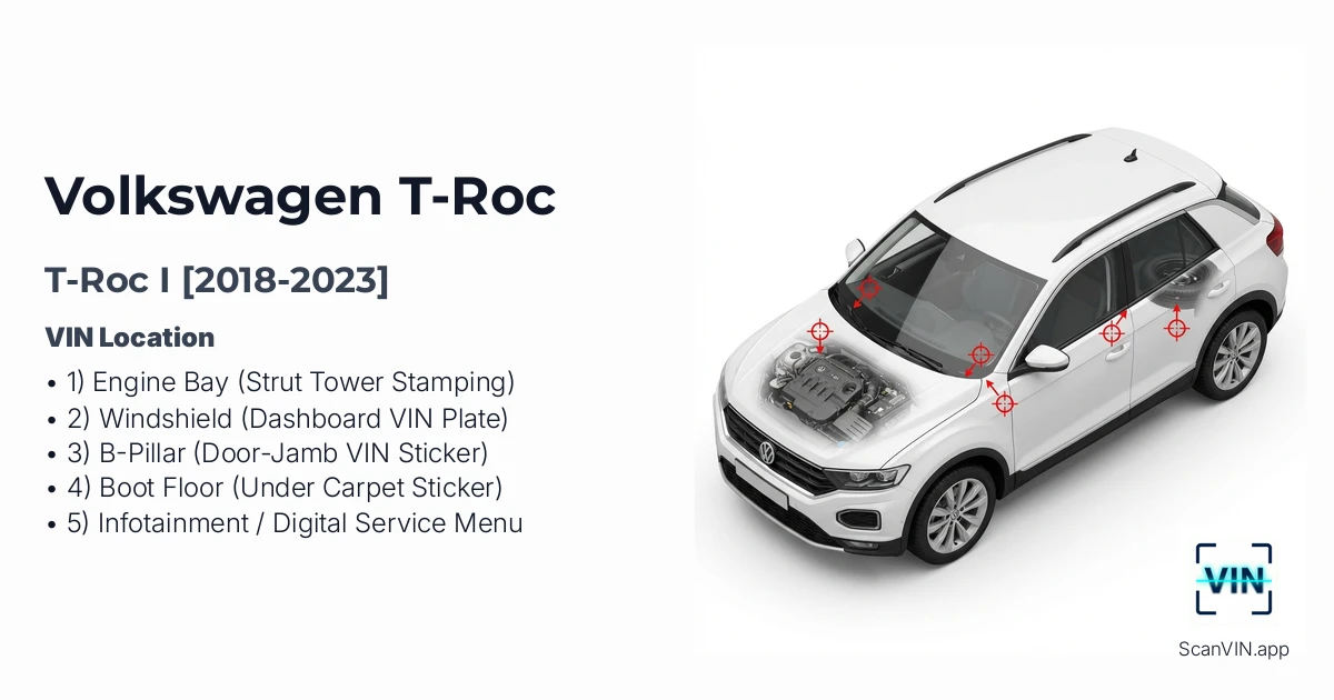Volkswagen T Roc I 2018 2023